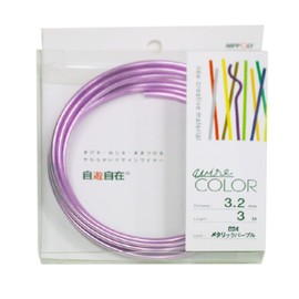NIHON KASEN Color Wire, Flexible Annealed Wire, Vinyl Chloride, 1-inch (3.2 mm) Wire Diameter, 9.8 ft (3 m) Long, 1 Roll, 22373224