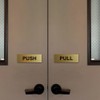 All Quality Classic Horizontal Push Pull Door Signs - Easy