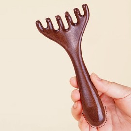 Luz Luna Rouge Luna Facial Cleansing Comb Scalp Massage Comb Gua Sha Blood Circulation Muscle Massager J292 / 루즈루나 세안 빗살 두피 마사지 빗 괄사 혈액 순환 근육 마사지기 J292