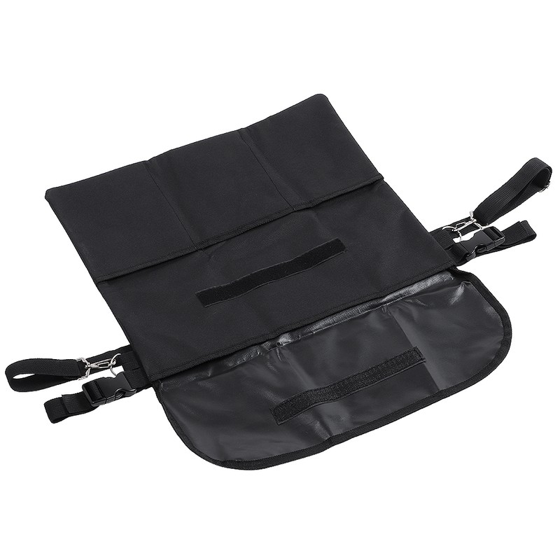 43x35.5cm Black Wear Resistant Oxford Cloth Storage Bag Organizer for