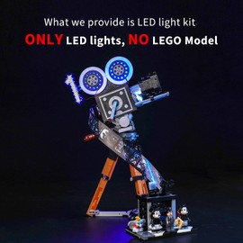PIPART LED Light Kit for 43230 Walt Tribute Camera 100, Light Kit ONLY, Model NOT Included (Standard)
