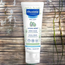 Mustela Skin Texture Skin Moisture Skin Moisturizing Hydra Bebe Facial Cream 2 x 40ml / 무스텔라 피부결 피부촉촉 피부보습 이드라 베베 페이셜 크림 2개 40ml