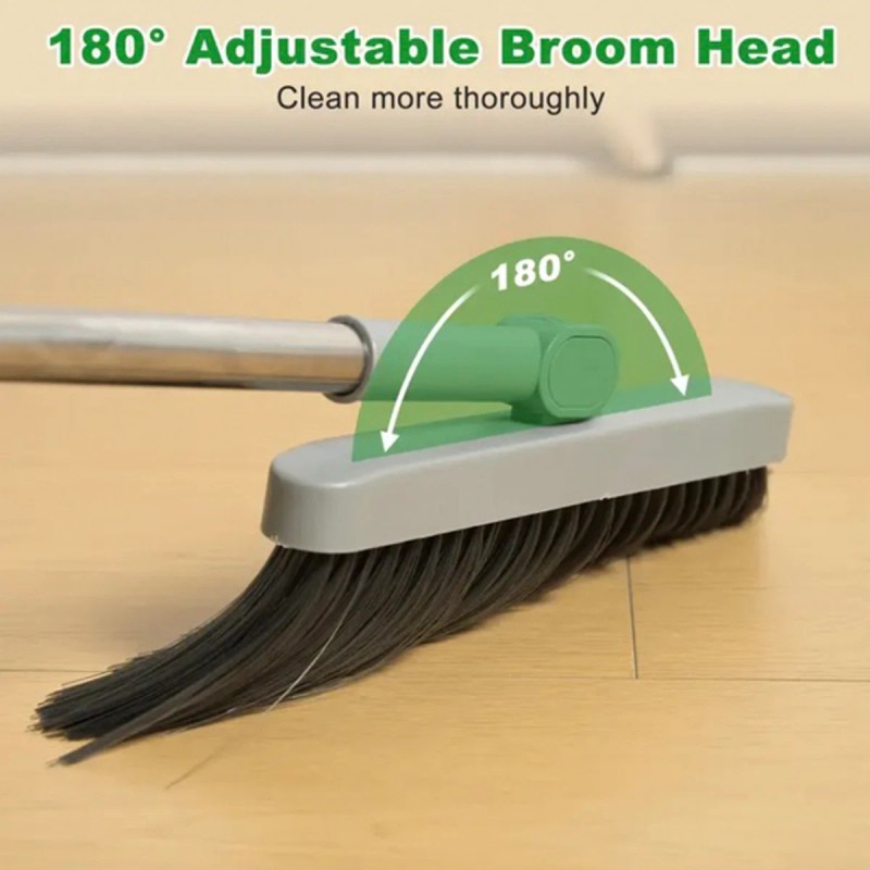 Broom and Dustpan Set Lightweight Upright Lobby Broom and Dust