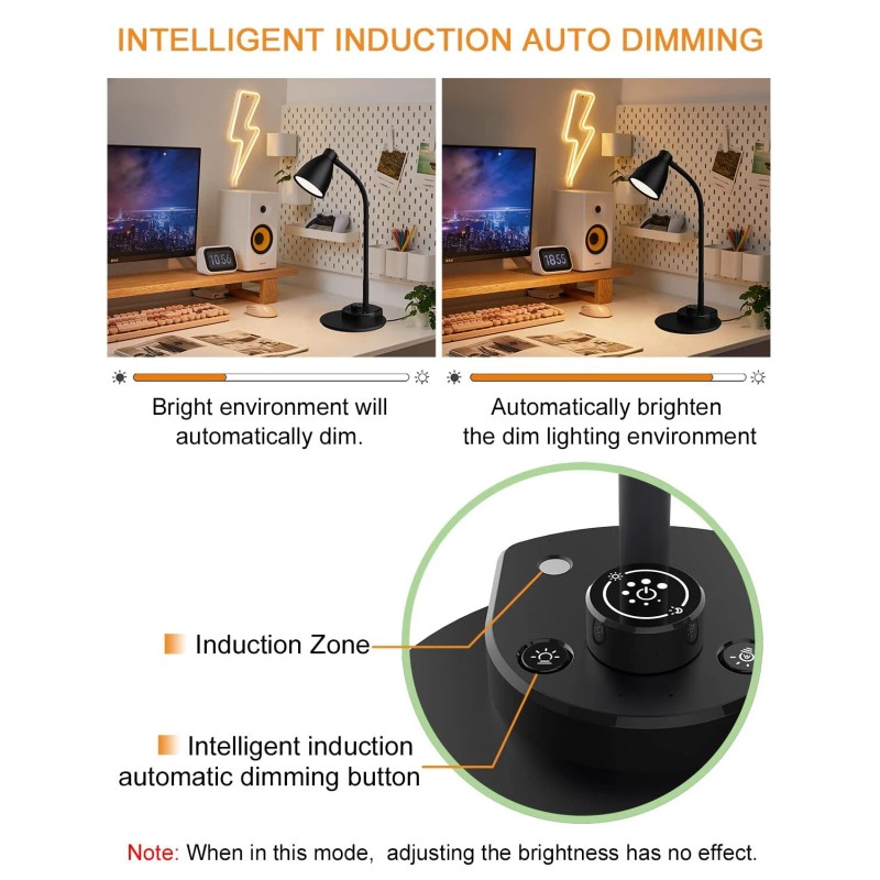 BOHON Intelligent Eye Caring Desk Lamp With Usb Charging 56