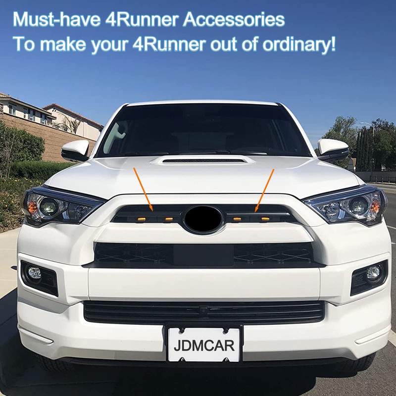 JDMCAR Front Center Grille Insert Cover Trim Compatible with 2024