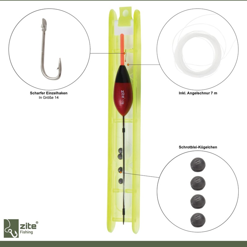 Zite Fishing Fishing Set - Ready Assembly Friedfish Fishing -