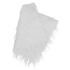Gatuida Newborn Photography Blanket Soft White Fur Quilt Mat for
