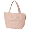 Skater KBCT9-A Quilted Fabric Insulated Lunch Tote Bag with Pockets,