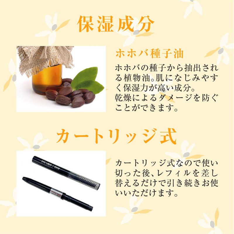 Eyebrow Pencil Eyeliner & Blow 1 Black Refill (Eyebrow Pencil,