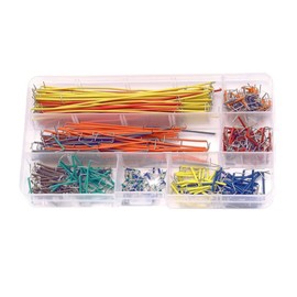 XIJIANG 840 Jumper Wires Jumper Wires, 14 Sizes Included, Storage Box, Red Board Wire Kit, Multi Color Set, Electronics, Safety Design, Circuit Boards, Prototypes, Test Circuits, etc