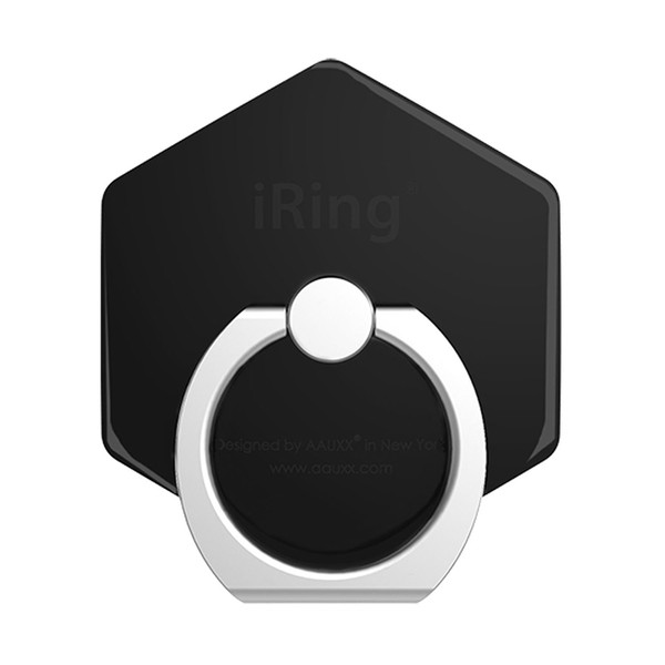 AAUXX UMS-IR08IMHBL Smartphone Ring, Jet Black, 1.4 x 1.4 x 2.4 inches (4 x 3.6 x 6 cm), iRing Hex