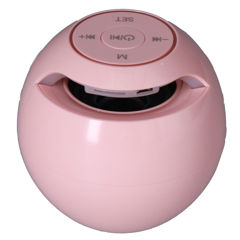 Multifunctional Bluetooth 5.0 Alarm Clock Speaker Rechargeable Ball Shape Portable