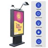 GULADUS Solar Billboard Lights Outdoor, 120 LEDs Super Bright Signboard