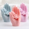GLITZXFH Hand Holding Youngsters Candle Mold Baby in Hand Resin