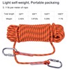 LZ.MZXU Climbing Rope, 12mm Static Climbing Ropes, 32FT(10M) 65FT(20M) 100FT(30M)