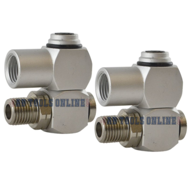 AB Tools 1/4” BSP Male/Female Air Compressor Fitting Connector 360