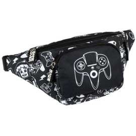 Fringoo - Belt Bag for Boys | Suitable for Boys or Teenagers | Belt Bag with Adjustable Belt Strap - Game Over