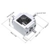 sourcing map Gear Box 90 Degree Right Angle Bevel Gearbox