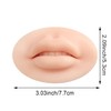 Hipifans 3 Pieces 3D Fake Lips, Silicone Lips for Makeup
