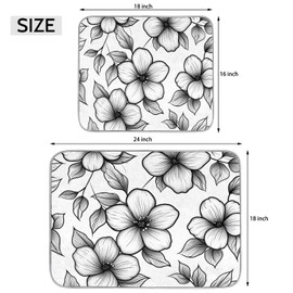 Dish Drying Mat,Drying Mat,Kitchen Drying Mat,Hanging Kitchen Counter Mat,Hand Washable Non-Slip Drying Mat 16 x 18 inch,Easy Clean,Polyester