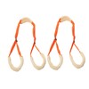 2Pcs Dog Back Legs Support Harness Soft Coral Velvet Adjustable