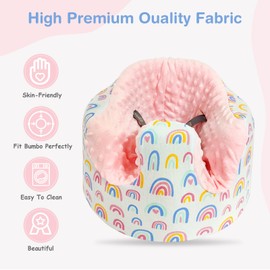 TOFFCAEA Seat Cover Compatible with Bumbo Seat，Breathable Baby Seat Cover for Baby Girl Boy, Extra Soft Breathable, Cover Only