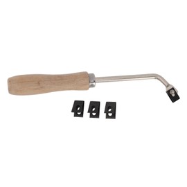 PVC Plastic Floor Slotting Floor Welding Slot Knife Groover Beech Wood Grooving Gouge Steel Slotting Knife Flooring Tools with 3 Blades