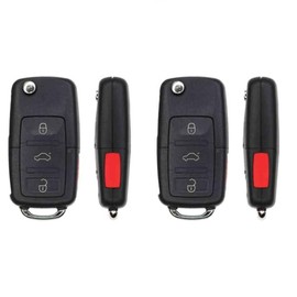Replacement Flip Key Fob for Volkswagen Passat 2014 FCC NBG010180T Part Number 5K0837202 5K0837202AK 5K0837202AE Pack of 2