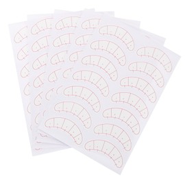 TOVINANNA 10sheets Eyelash Isolation Positioning Pads for Lash Extensions Easy Measurement Stickers for Students and Professionals Precision Eye Pads for Beautiful Eyelashes