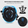 Climbing Helmet Cycle Safety Helmet with Headlamp Earmuff Taillight Attachment