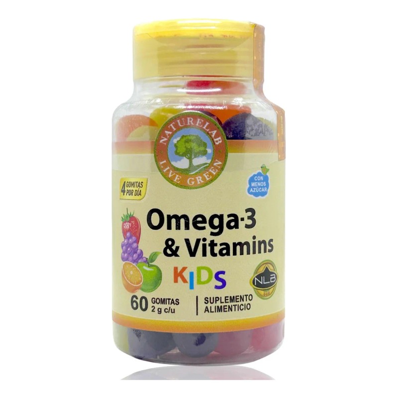 Gomitas De Omega 3 Vitamins 2000 - 60 Gomitas -