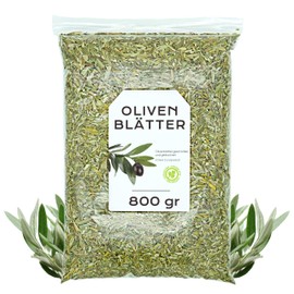 Olive Leaf Chopped 800 g - Natural Olive Leaf Tea - Health & Natural Properties - Herbal Tea (800 g)