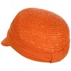Seeberger Women's Sun Hat Women's Straw Cap, Burnt Orange