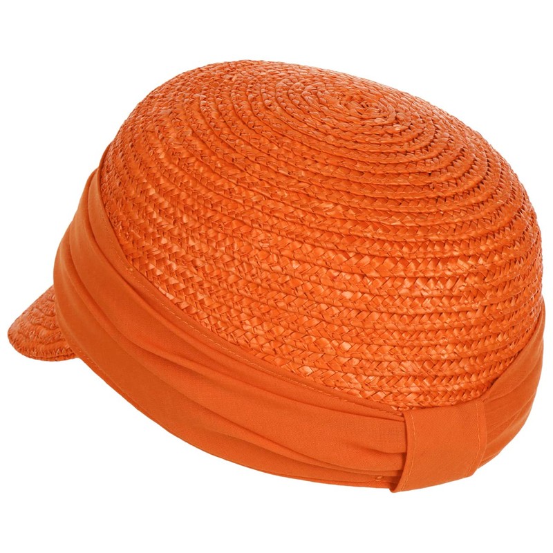 Seeberger Women's Sun Hat Women's Straw Cap, Burnt Orange