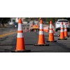 (4 Cones) CJ Safety 36 inch Orange PVC Traffic Safety