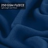 Utopia Bedding Fleece Blanket King Size Navy Soft Warm Bed