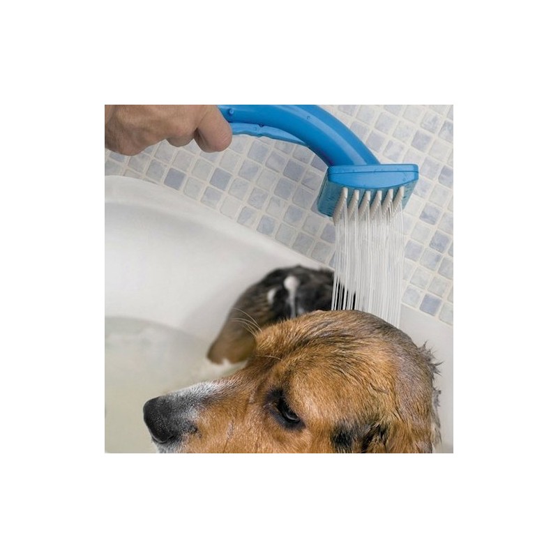 Pet Zoom Bath and Groom Brush for Dogs