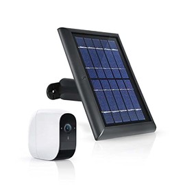 Wasserstein Solar Panel, Compatible with eufy Cam E-Wireless Security Camera ONLY - Power Your eufyCam Surveillance Camera Continuously (Black) - (NOT Compatible with eufy Cam 2/2C)