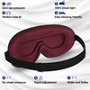 UAMAL 3D Eye Mask, Sleep Mask,100% Blackout Eyelash Extension Sleep