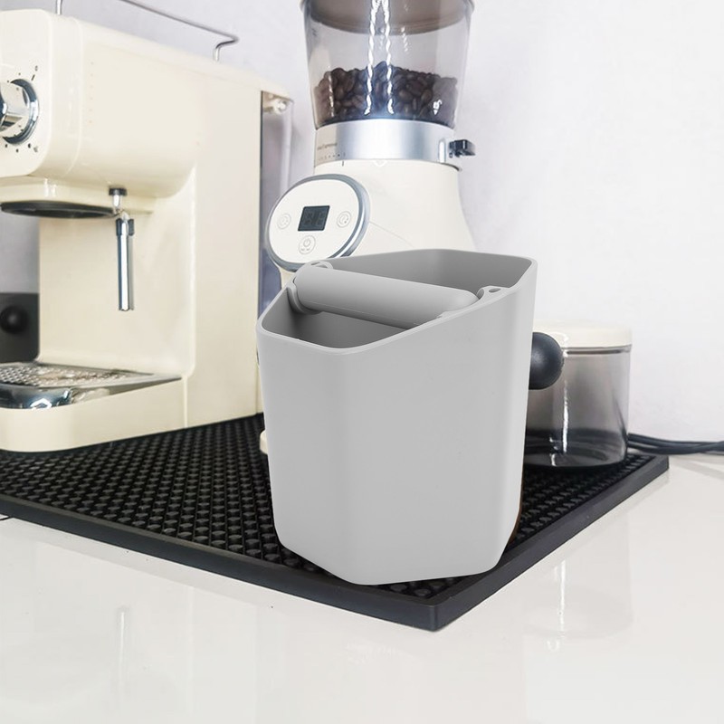 Coffee Knock Box Large Capacity Coffee Grounds Knock Box with