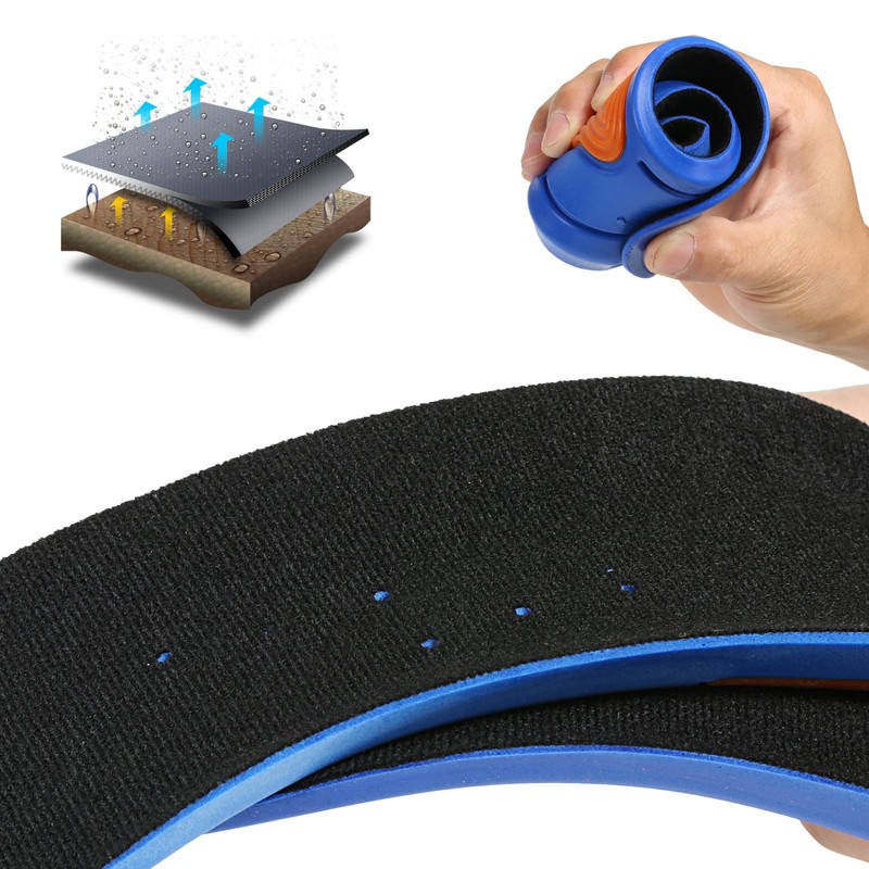 LIHAO Unisex Insoles Gel Insoles Arch Support with Cuttable Sizing