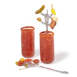 Starfrit Gourmet OMG! Cocktail Spoons - Set of 2 - Stainless Steel - Dishwasher Safe