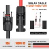 COCOSY 1 Pair Solar Cable Y Plug, 1 Pair Solar