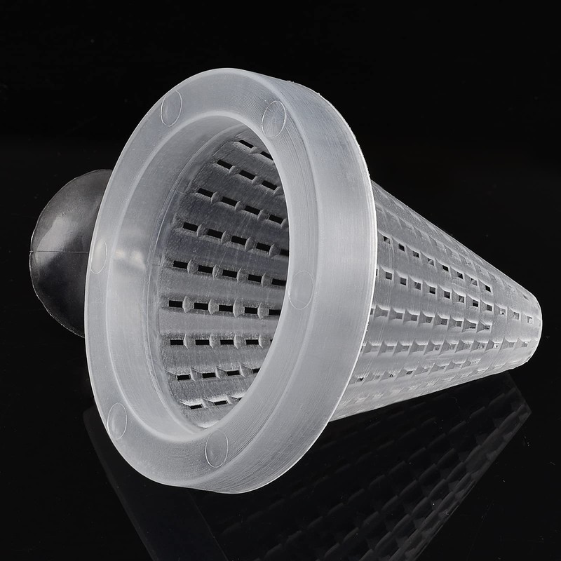 WEAVERBIRD 4PCS Aquarium Nematode Feeder, Live Blood Worm Plastic Cone