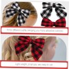 Abaodam 3pcs Cute Lattice Bow Hair Clips for Girls Lightweight