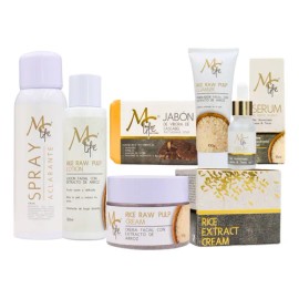 Kit Aclarante 6 Pzs Manchas, Crema, Serum, Jabón. Mc Life Todo Tipo De Piel