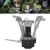 Backpacking Stove High Temperature Resistance Lightweight Foldable Gas Stove Adjustable