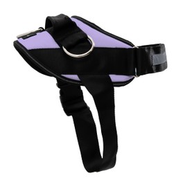 ShawnCo Essential Dog Harness, No-Pull Pet Vest with 3 Leash Clips, No Choke, Reflective, Adjustable and Padded, for Easy Walking and Training for Small, Medium and Large Dogs (ICY Lilac, L)