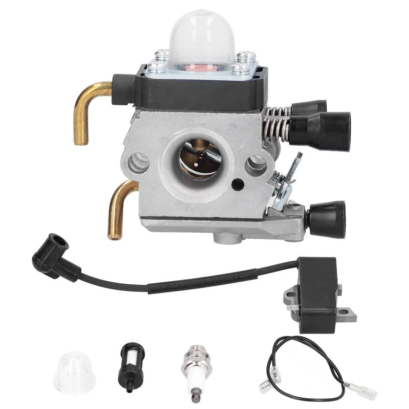 Carburetor Ignition Coil Sparking Plug Set for STIHL FS75 FS80