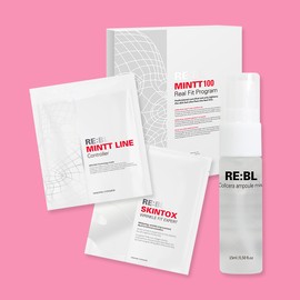 Partner companies (self-produced products) Ribble Mintsil 100 Real Fit Program Elasticity Collagen Mask Pack Kit / 리블 민트실 100 리얼핏 프로그램 탄력 콜라겐 마스크팩 키트